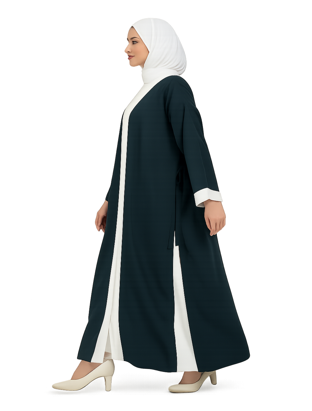 Basic abaya and cardigan